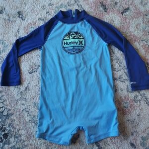 Hurley Boys' 2-Pack Rash Guard Shirts – UPF 50+ Sun Protection, Moisture Wicking, Short Sleeve
